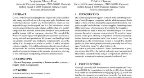 ICAIICS-production2Vec